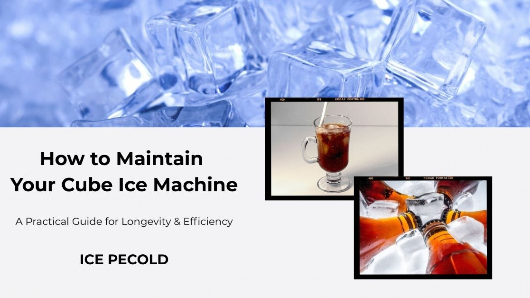 How to Maintain Your Cube Ice Machine