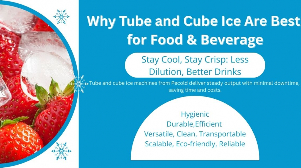 Why Tube and Cube Ice Are Best for Food & Beverage