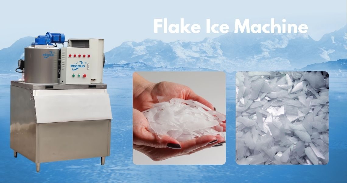 0.5t air cooling flake ice maker machine