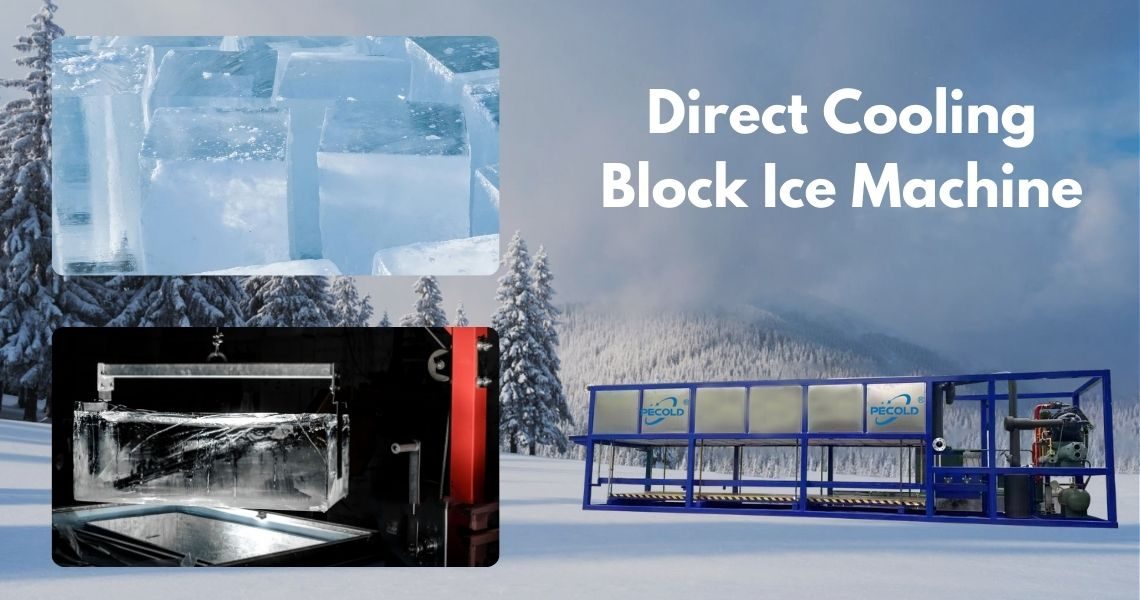 10T water cooling block ice machine