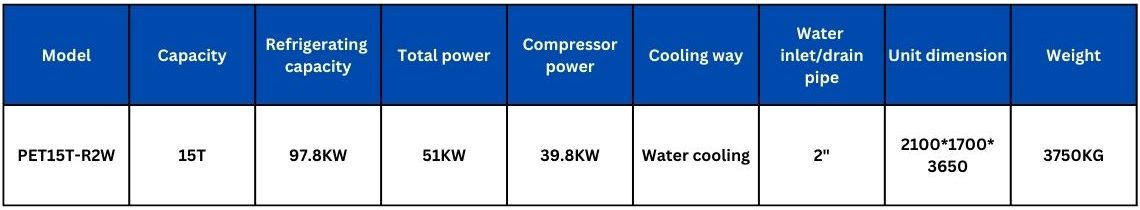 15T Water Cooling Tube Ice Machine
