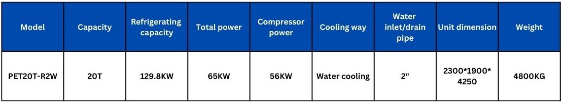 20T Water Cooling Tube Ice Machine