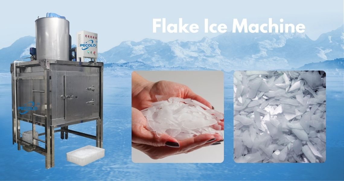 2t air cooling flake ice machine