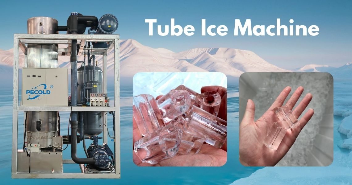 30T Water Cooling Tube Ice Machine for Chemical Industry