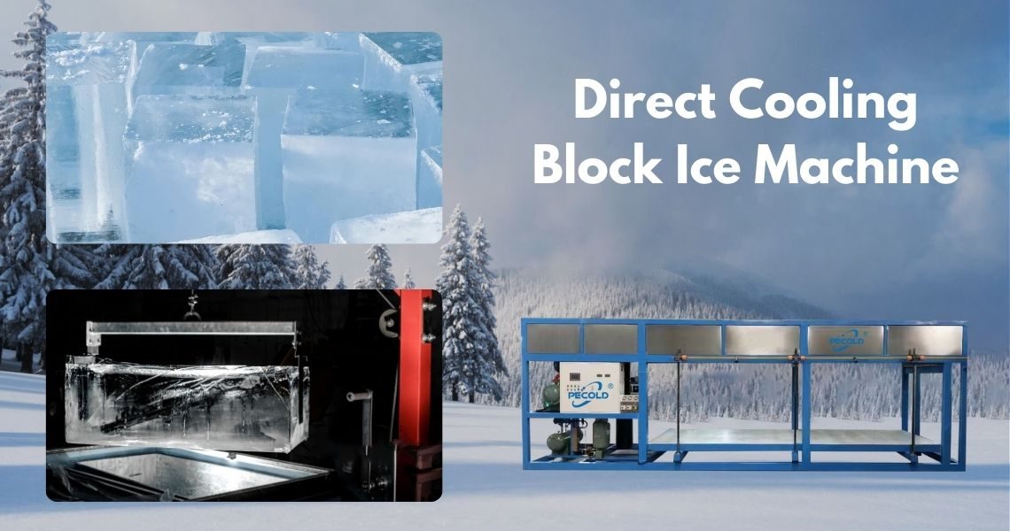 5T water cooling block ice machine