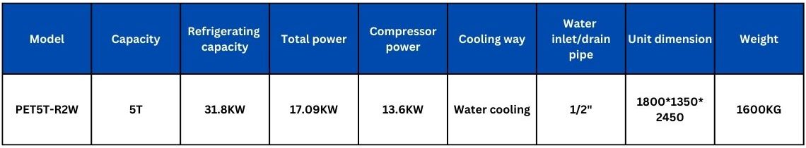 5T Water Cooling Tube Ice Machine